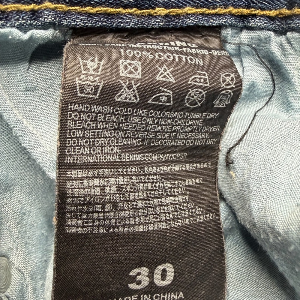 Jundol Women’s Size 30 Blue Denim Jeans Slim Straight Medium Wash - Picture 6 of 6